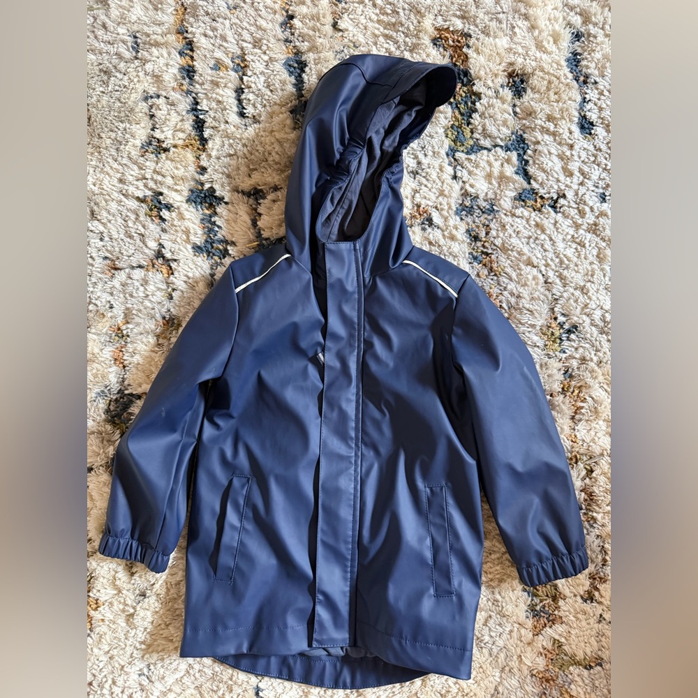 Cat & Jack Navy Raincoat with Hood